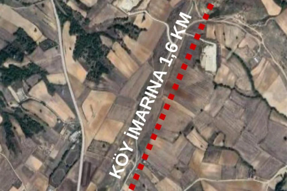 Hamitabat’ta asfalt cepheli 15.550 m² tarla — fotoğraf 3